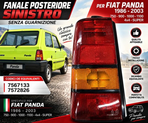 Fanale fiat panda 1986 - fanale,