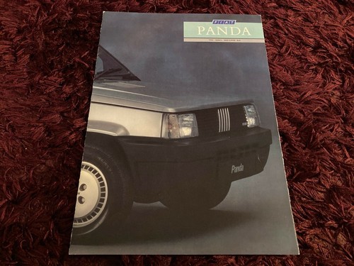 Brochure fiat panda 1987 - fiat,
