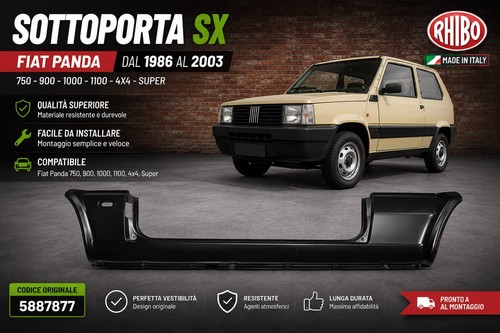 Sottoporta sinistro fiat panda - sottoporta,