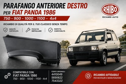 Parafango anteriore fiat - anteriore, sx